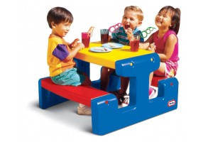 Little Tikes - Маса за пикник синя