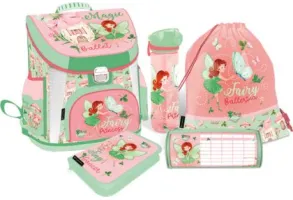 LIZZY CARD FAIRY BALLERINA Dance комплект 5 в 1 - раница, несесер, спортна торба, бутилка, кутия за храна