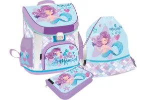 LIZZY CARD MERMAID Sweet комплект 3 в 1 - раница, несесер, спортна торба