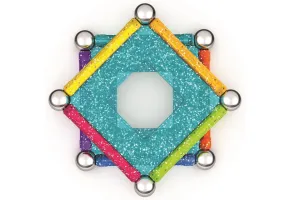 Магнитен конструктор, Geomag, Glitter Panels, 22 части - 3