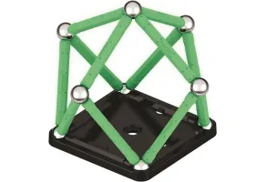 Магнитен конструктор, Geomag, Glow, 25 части - 5