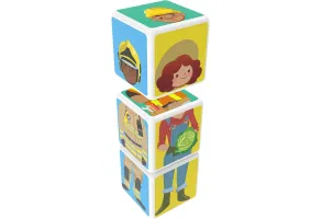Магнитен конструктор, Geomag, Magicube, Професии, 3 части - 4