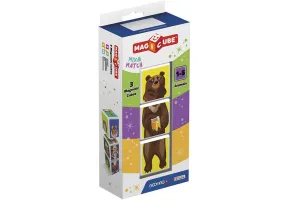 Магнитен конструктор, Geomag, Magicube, Животни, 3 части