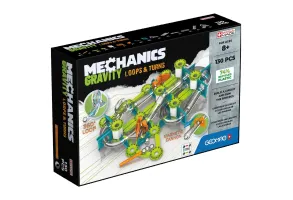 Магнитен конструктор, Geomag, Mechanics, Лупинги и завои, 130 части