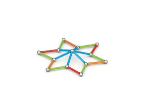 Магнитен конструктор, Geomag, Supercolor, 42 части - 2