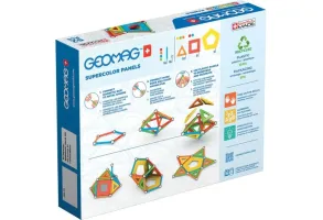 Магнитен конструктор, Geomag, Supercolor Panels, 52 части - 2