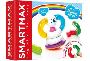 Магнитен конструктор Smart Games Smartmax - Подреди ринговете, 12 части
