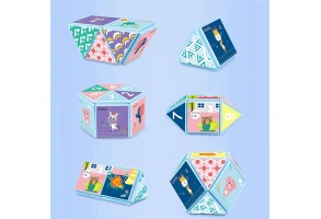 Магнитен пъзел Raya Toys 16 елемента - 3
