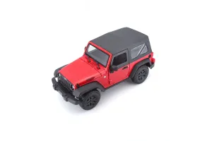 MAISTO SP EDITION Кола 2014 Jeep Wrangler 1:18 червена - 6