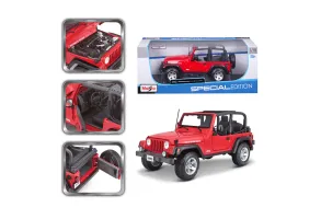 MAISTO SP EDITION Кола Jeep Wrangler Rubicon 1:18 червена - 2