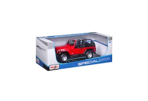 MAISTO SP EDITION Кола Jeep Wrangler Rubicon 1:18 червена - 3