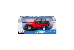 MAISTO SP EDITION Кола Jeep Wrangler Rubicon 1:18 червена - 4