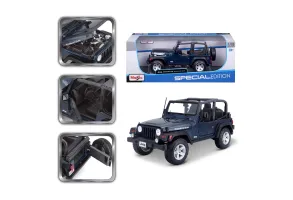 MAISTO SP EDITION Кола Jeep Wrangler Rubicon 1:18 синя - 2