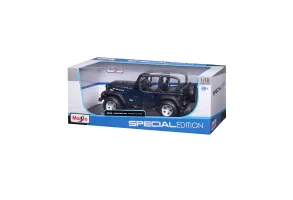 MAISTO SP EDITION Кола Jeep Wrangler Rubicon 1:18 синя - 5