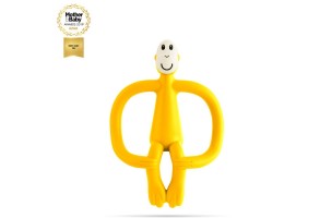Matchstick Monkey Original Monkey Teething Toy чесалка с апликатор - Yellow