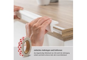 Мек протектор-лента за ъгли Reer 82040, бял - 5