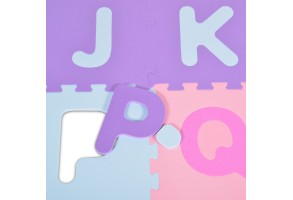 Мек пъзел-килим Moni Toys, Азбука (A-Z), 26 елемента, многоцветен - 5