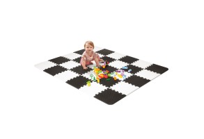 Мек пъзел KinderKraft LUNO, черен - 7