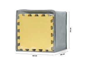 Мек пъзел KinderKraft LUNO, жълт - 6