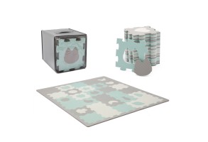 Мек пъзел с форми KinderKraft LUNO SHAPES, мента - 2