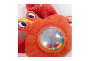 Мека играчка дрънкалка рак - 3