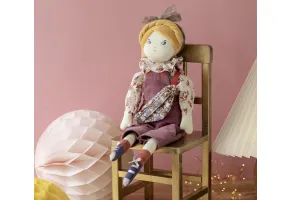 Мека кукла Moulin Roty - Mадмоазел Еглантин, 41 cm - 3
