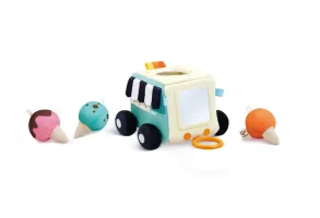 Мека сензорна играчка, Hape, Камион за сладолед - 2