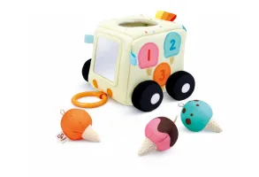 Мека сензорна играчка, Hape, Камион за сладолед - 3