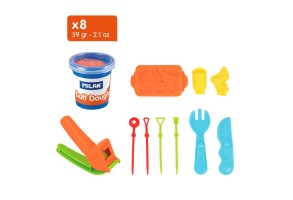 Milan Тесто за моделиране Soft Dough - Комплект Барбекю - 3