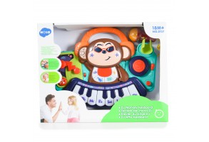 Мини пиано с микрофон DJ Monkey 3137 - 8
