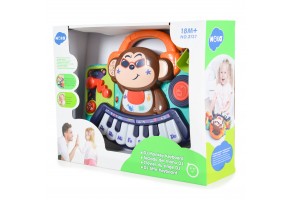 Мини пиано с микрофон DJ Monkey 3137 - 9
