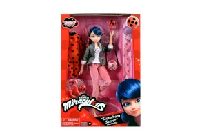MIRACULOUS Калинката и Котарака Фигура герой Маринет с костюм на Калинката и Kwami