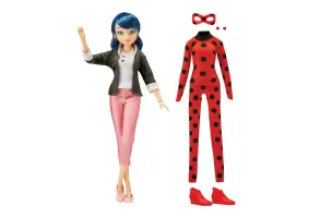 MIRACULOUS Калинката и Котарака Фигура герой Маринет с костюм на Калинката и Kwami - 4