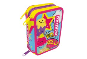 MITAMA ICE CREAM несесер с 3 ципа, ПЪЛЕН