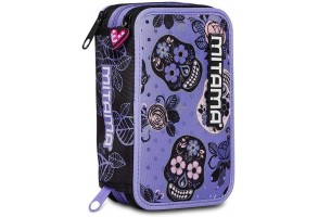 MITAMA Super Fancy Mex несесер с 3 ципа, ПЪЛЕН