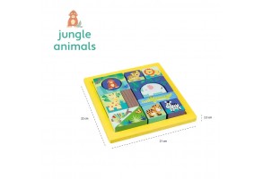 Монтесори Пъзел "Джунгла" - Jungle Animals - 5