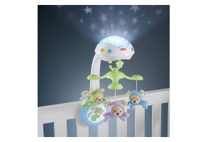 Музикална въртележка за кошара, легло и количка Fisher Price Мечета пеперуди 3в1 - 5