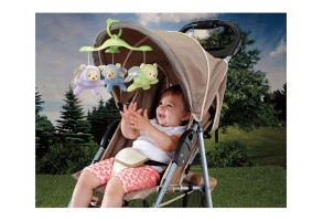 Музикална въртележка за кошара, легло и количка Fisher Price Мечета пеперуди 3в1 - 7