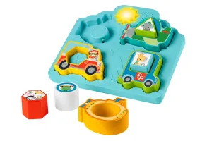 Музикален пъзел-сортер Fisher Price, превозни средства - 2