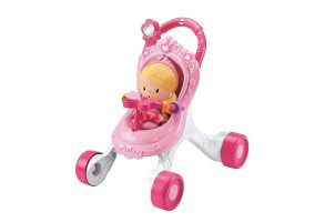 Музикална проходилка-количка за кукли Fisher Price