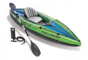 Надуваем каяк комплект единичен INTEX Challenger K1