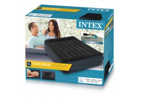 Надуваем матрак с вградена помпа INTEX Queen - 2