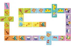 Настолна игра Dominoes Musical Instruments - Детска - 2