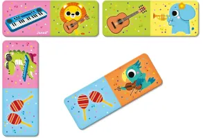 Настолна игра Dominoes Musical Instruments - Детска - 4