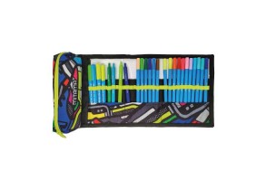 Навиващ се несесер MITAMA 2 in 1 Writing Roll - 17 тънкописци, 4 химикалки, 4 текстмаркери - 2
