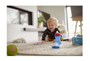 Неразливаща чаша с мек накрайник, 300мл, 9м+, момче Philips AVENT - 3