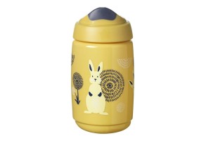 Неразливаща се чаша с твърд накрайник SUPERSTAR Tommee Tippee, 390 мл, 12м+, жълт