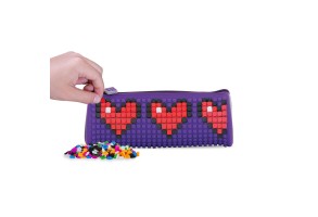 Несесер цилиндър Pixie Crew Grey/Purple - 3