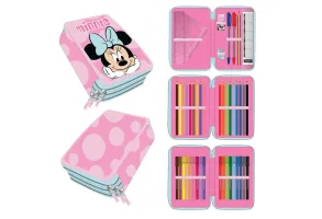 Несесер за училище Cerda Minnie, 3 отделения, пълен