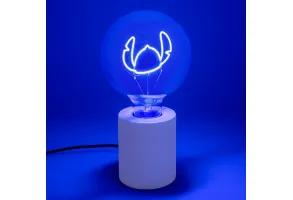 Нощна лампа с неонова LED крушка  Stitch - 7